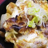 グリルパンで、じゃが椎茸マヨカマン焼き